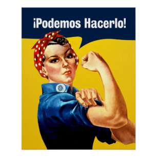 Rosie de Riveter   POSTER   Spaanse Español