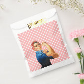 Rosie de riveter Retro stijl Bedankzakje (Gezegeld)