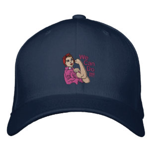 Rosie de Riveter Retro Style Embroidery Pet