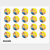 Rosie De Riveter Ronde Sticker (Vel)