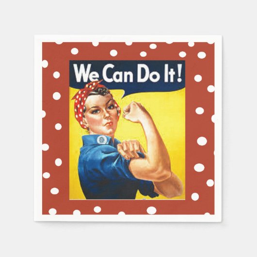 Rosie de Riveter Servet (Voorkant)