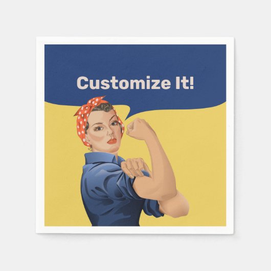 Rosie de Riveter Servet (Voorkant)