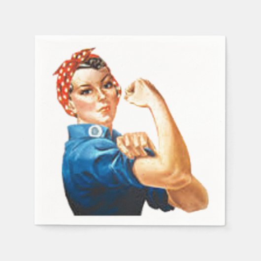 Rosie de Riveter Servetten (Voorkant)