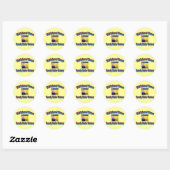Rosie de Riveter shirt Ronde Sticker (Vel)