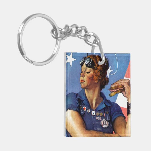 Rosie de Riveter Sleutelhanger (Voorkant Links)