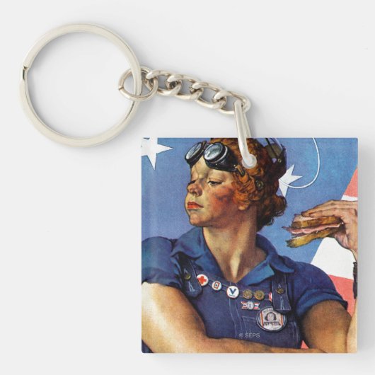 Rosie de Riveter Sleutelhanger (Voorkant)