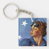"Rosie de Riveter" Sleutelhanger (Voorkant)