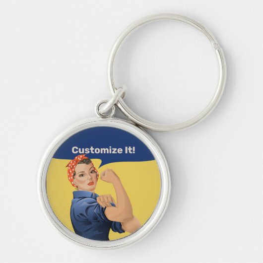 Rosie de Riveter Sleutelhanger (Voorkant)
