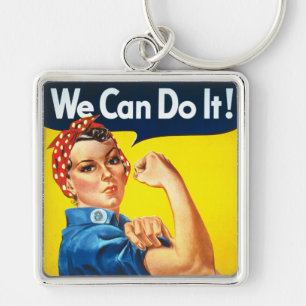 Rosie De Riveter Sleutelhanger