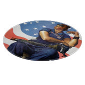 "Rosie de Riveter" Snijplank (Hoek)