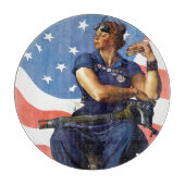 "Rosie de Riveter" Snijplank (Voorkant)