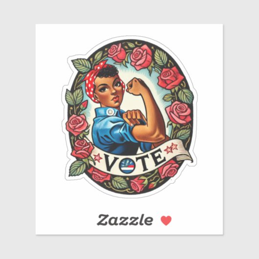 Rosie de Riveter Stem Sticker (Vel)