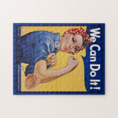 Rosie de riveter Sterke vrouwen in de beroepsbevol Legpuzzel (Horizontaal)