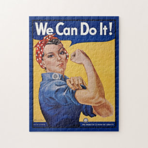 Rosie de riveter Sterke vrouwen in de beroepsbevol Legpuzzel