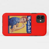Rosie de Riveter: Sterke vrouwen Vrouw Empowerment Case-Mate iPhone Case (Achterkant (horizontaal))