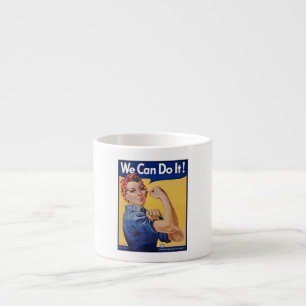 Rosie de Riveter: Sterke vrouwen Vrouw Empowerment Espresso Kop