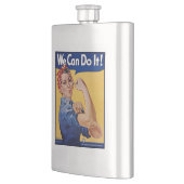 Rosie de Riveter: Sterke vrouwen Vrouw Empowerment Flacon (Links)