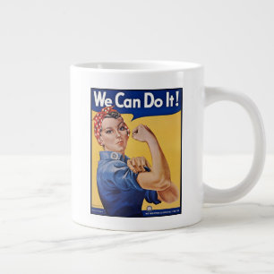 Rosie de Riveter: Sterke vrouwen Vrouw Empowerment Grote Koffiekop