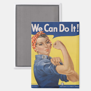 Rosie de Riveter: Sterke vrouwen Vrouw Empowerment Magneet