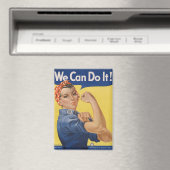 Rosie de Riveter: Sterke vrouwen Vrouw Empowerment Magneet (Insitu (Vaatwasser))