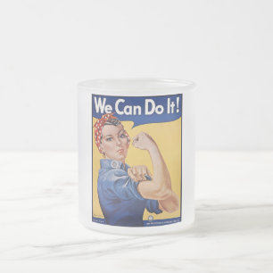 Rosie de Riveter: Sterke vrouwen Vrouw Empowerment Matglas Koffiemok