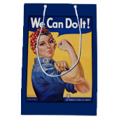 Rosie de Riveter: Sterke vrouwen Vrouw Empowerment Medium Cadeauzakje (Achterkant)