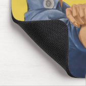 Rosie de Riveter: Sterke vrouwen Vrouw Empowerment Muismat (Hoek)