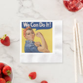 Rosie de Riveter: Sterke vrouwen Vrouw Empowerment Servet (Insitu)