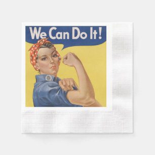 Rosie de Riveter: Sterke vrouwen Vrouw Empowerment Servet