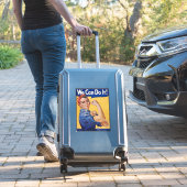 Rosie de Riveter: Sterke vrouwen Vrouw Empowerment Sticker (Koffer Insitu)