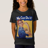 Rosie de Riveter: Sterke vrouwen Vrouw Empowerment T-shirt (Voorkant)