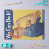 Rosie de Riveter: Sterke vrouwen Vrouw Empowerment Tissuepapier (Craft)