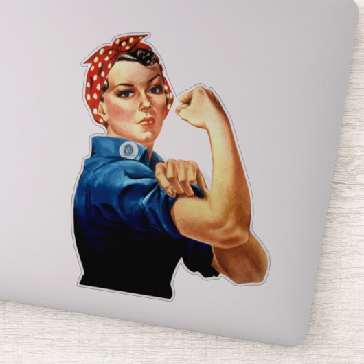 Rosie de Riveter Sticker (Detail)