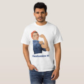Rosie de Riveter T-shirt (Voorkant volledig)