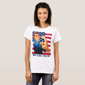 Rosie de Riveter T-shirt (Voorkant volledig)