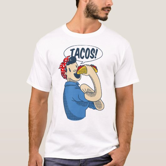 rosie de riveter taco cinco de mayo t-shirt (Voorkant)