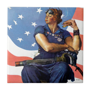 Rosie de Riveter Tegeltje