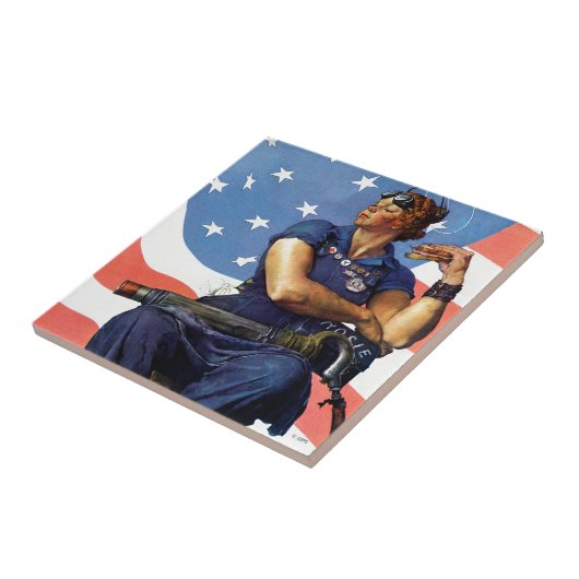 Rosie de Riveter Tegeltje (Zijkant)