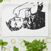 Rosie de Riveter Theedoek (Gevouwen)