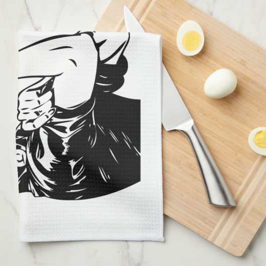 Rosie de Riveter Theedoek (Quarter Fold)