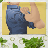 Rosie de Riveter Theedoek (Gevouwen)