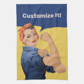 Rosie de Riveter Theedoek (Verticaal)