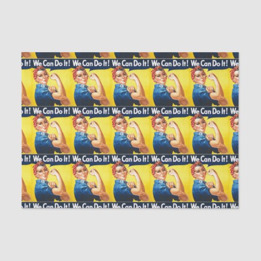 Rosie de Riveter Tissuepapier (Voorkant)