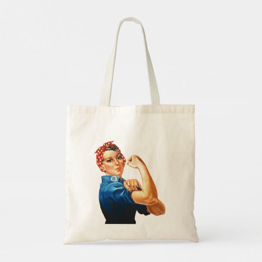 Rosie De Riveter Tote Bag (Achterkant)