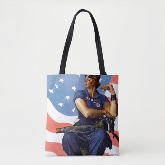 Rosie de Riveter Tote Bag (Voorkant)