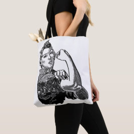 Rosie De Riveter Tote Bag