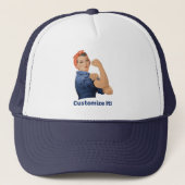 Rosie de Riveter Trucker Pet (Voorkant)