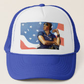 Rosie de Riveter Trucker Pet (Voorkant)