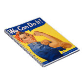 Rosie de Riveter Vintage Poster Notitieboek (Rechterzijde)