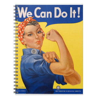 Rosie de Riveter Vintage Poster Notitieboek